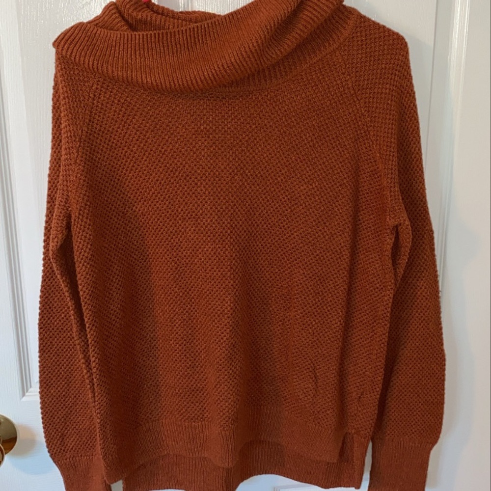 Burnt orange sweater. Size large.